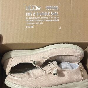 Hey Dude Light Pink Slip-On Shoes